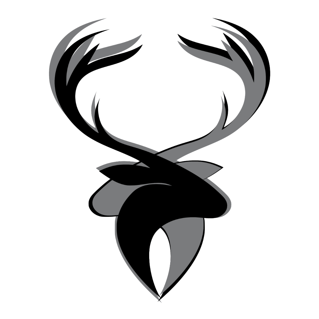 Logo William GAUDE cerfs entrecroisés