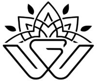 Logo représentant un "W" et un "G" avec un lotus.
